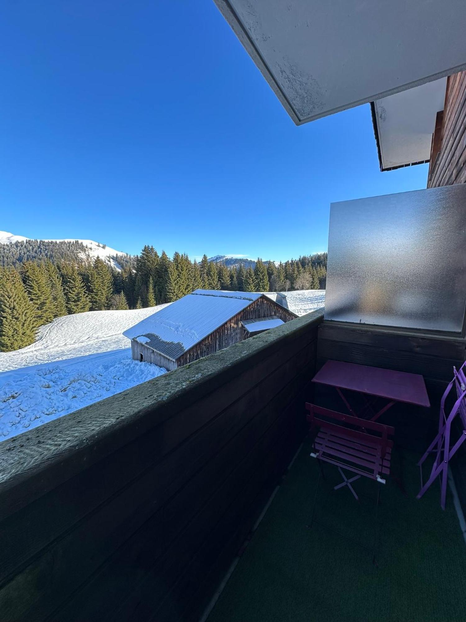 Studio Au Coeur Du Praz-De-Lys - Les Pralyssimes Le Praz de Lys Ngoại thất bức ảnh